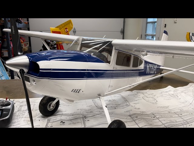 Topflite Cessna 182 conversion to electric Cessna 185- how to- part 1