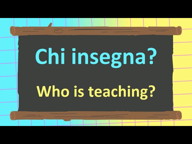 300+ Most Critical Italian WHO, WHERE, WHEN and WHY Questions!