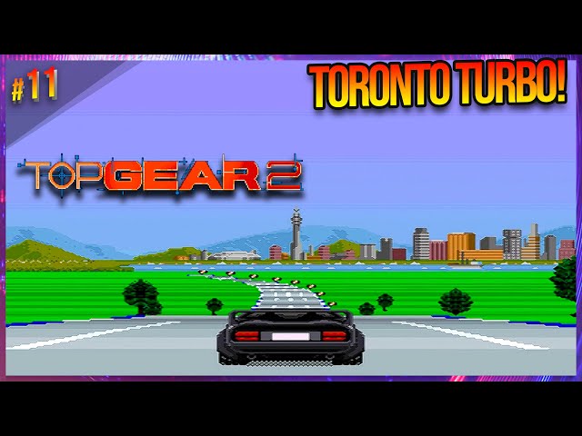 Top Gear 2 (SNES Gameplay, trk.11) ㅡ Toronto, Canada