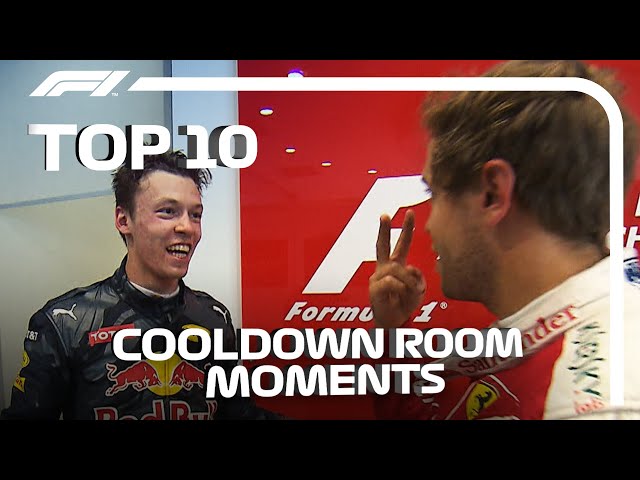 Top 10 Cool Down Room Moments In F1