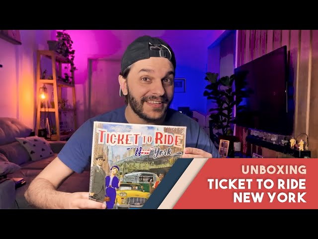 O que tem na caixa de Ticket to Ride New York? - Galápagos Jogos