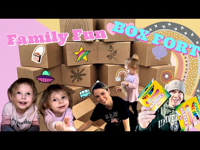 Box Fort Building Fun with The Hager Family