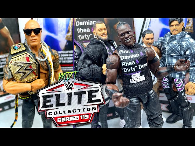 WWE ELITE 115 FINAL BOSS ROCK & R-TRUTH FIGURE REVIEW!