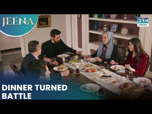 Dinner Turned Battle | JEENA | #turkishdramaurdudub #jeena  | UC2U