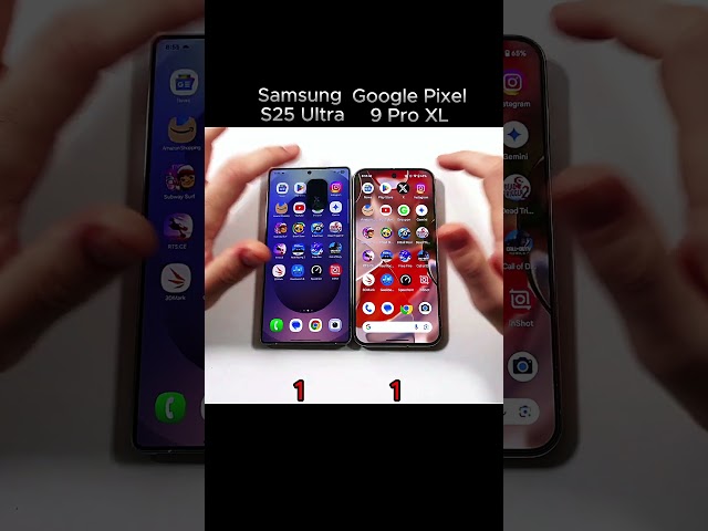 😲 Samsung S25 Ultra Vs Google Pixel 9 Pro XL: Who’s the Speed King?🗿