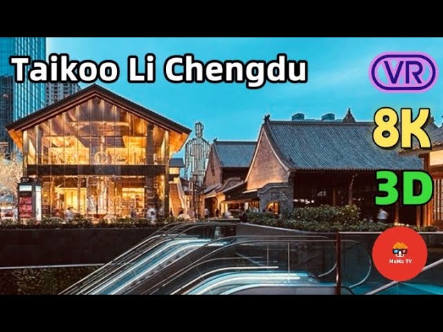 【180° VR】The Busiest Shopping Street Of Chengdu, China - Taikoo Li Chengdu (Chinese: 成都远洋太古里) 8K VR