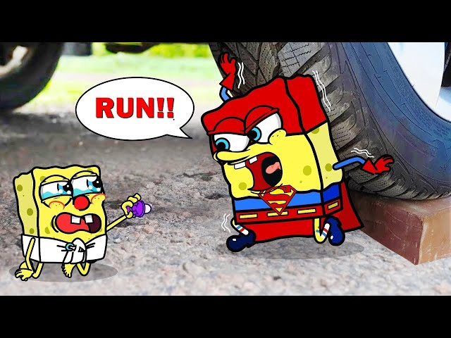 Bob Esponja es el Súper Héroe | Doodles en Española