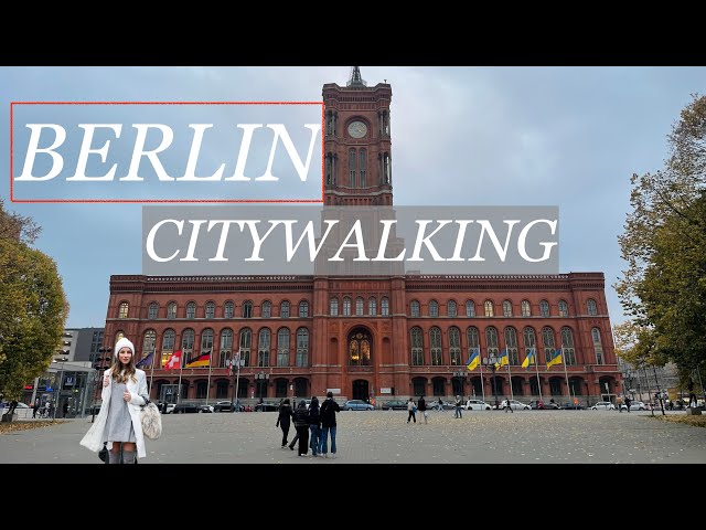 Berlin Walking Tour 4K🇩🇪 Tourists Districts