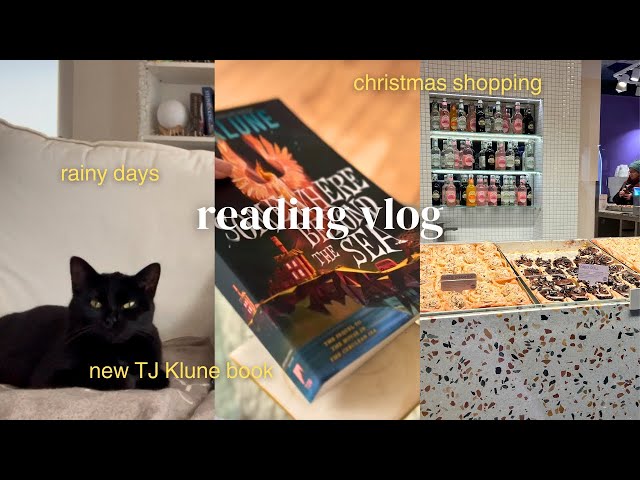 reading the new tj klune book | christmas market and cozy days at home