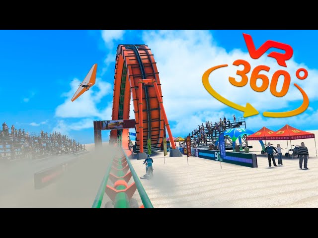 Roller Coaster Desert Race VR 360°