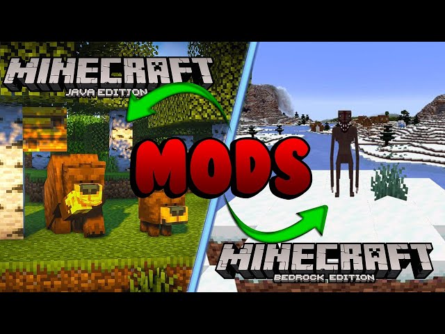 HOW TO GET MODS FOR MINECRAFT JAVA & BEDROCK! (EASY!)