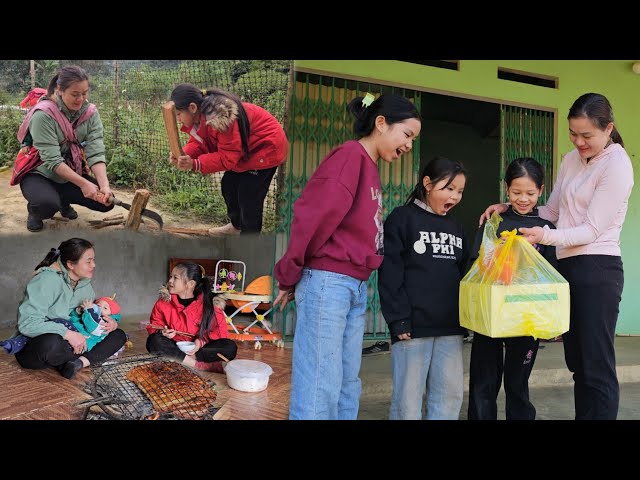 Tieu Uyen's special day with mom enjoying delicious food - Uyen's nostalgia for her loved ones.