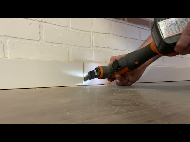 Ridgid Oscillating Multi Tool In Action