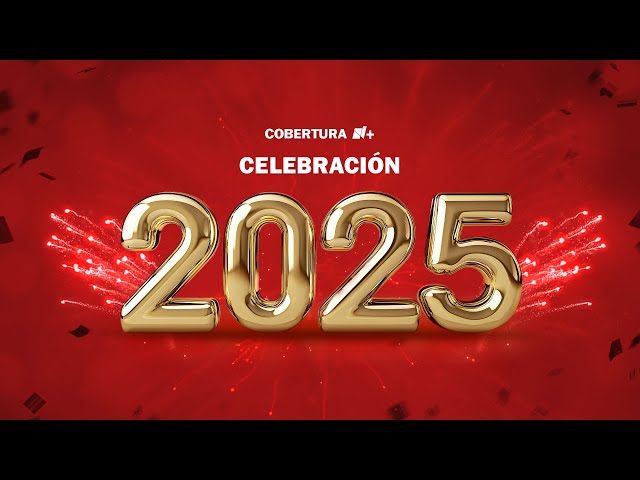 Año nuevo 2025: cuenta regresiva en vivo. #Celebración2025 #AñoNuevo