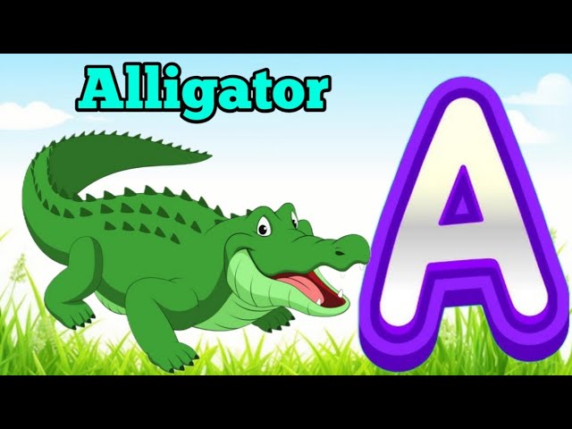 Alphabet Animals -Learn the Alphabet Animals names & Animal sounds | ABC Song For kids #kidzow