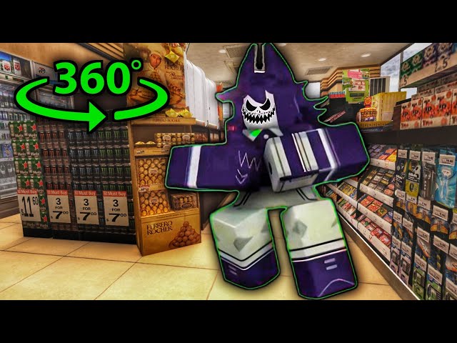 360° Miss Circle Roblox in the Supermarket #2 | VR 4K Experience (Fundamental Paper Education)