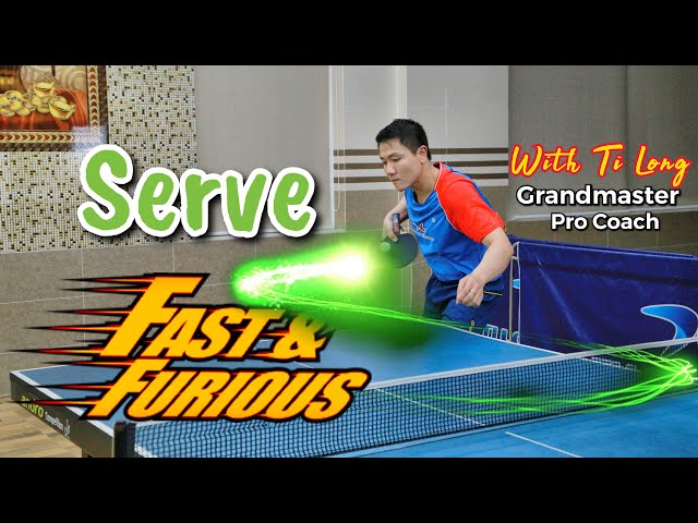 Serve FAST and FURIOUS in Table Tennis | Training and Serve Tricks