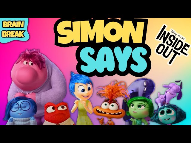 Back to School Brain Break | Inside Out | Simon Says