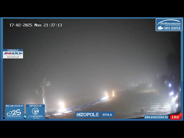 NizoPole Live Camera by 2S, Ski Macedonia and A1