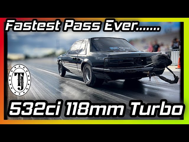 Fastest Pass to date..... More Testing on the BBC Turbo Mustang...... Sharing all the TIMES/MPH....