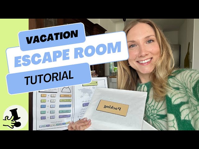 Escape Room Set Up For Middle School / High School Teachers | Travel Edition