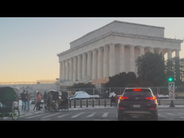 Lincoln Memorial in Washington DC. 1/17/25 video 148.