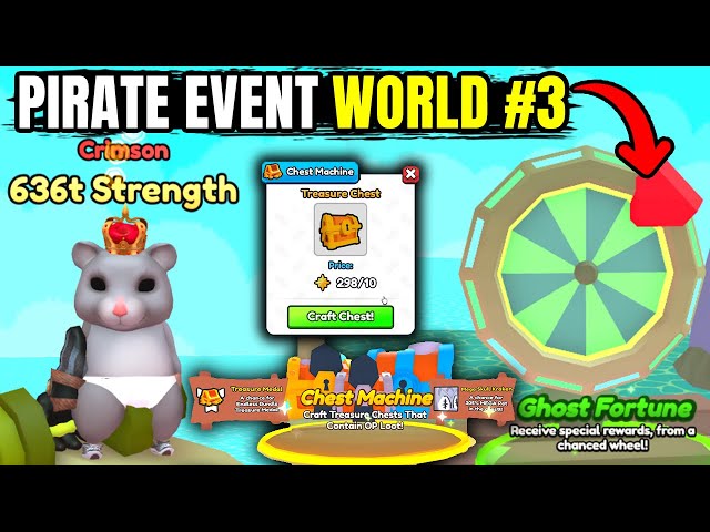 I UNLOCKED PIRATE EVENT WORLD #3 On Arm Wrestling Simulator (Roblox)!