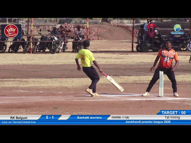 rk belgum vs banhatti worriers jamkhandi premier league 2020