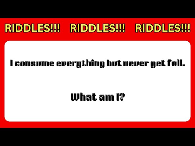 15 Mind-Boggling Riddles to Test Your Brain! ⏳ Solve in 20 Seconds Each! Part 1