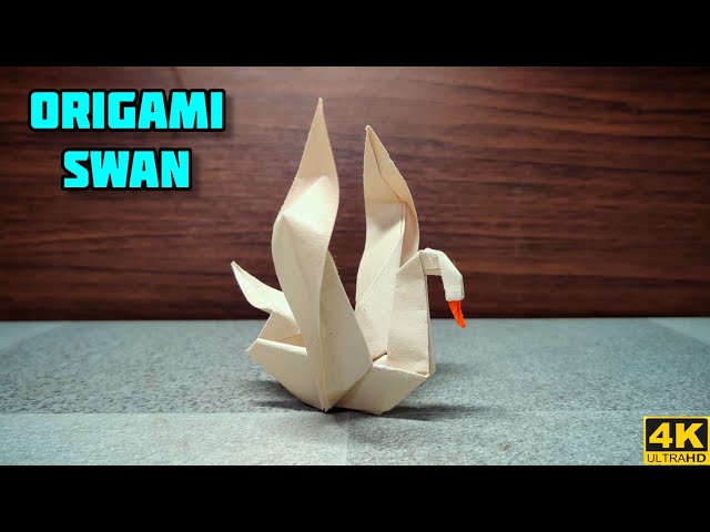 Origami Swan | Origami tutorial | Paper craft | Magic Folds