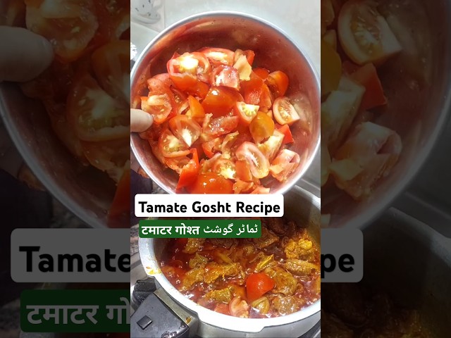 Tamate Gosht ka salan 🤭❤️ #shorts #recipe #cooking #shortsvideo #shortfeed #short #ytshorts #fyp