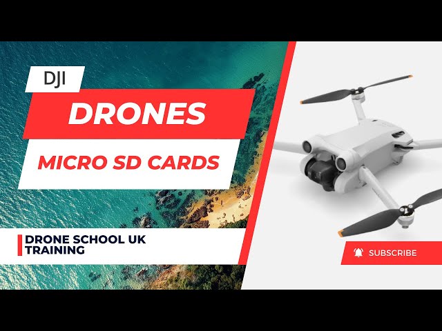 DJI Drones - Micro SD Cards for Phantom 4, Mavic 2, Mavic, Spark, Air 1, Mavic Mini, Mini 2, Mini 3