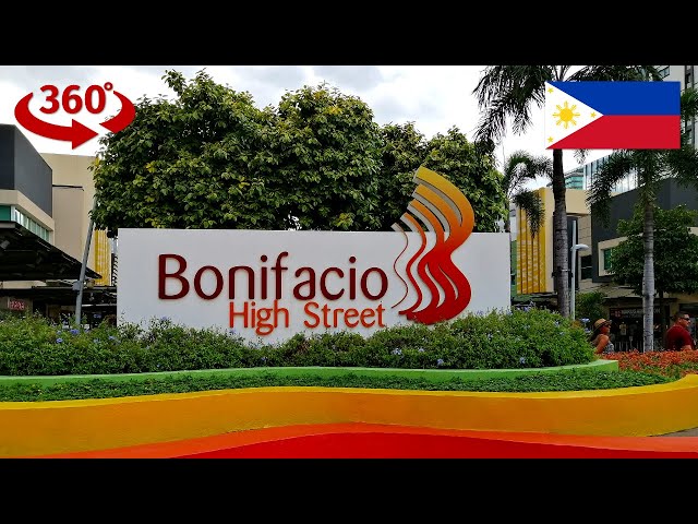 360° Walk on High Street in BGC Taguig City Philippines