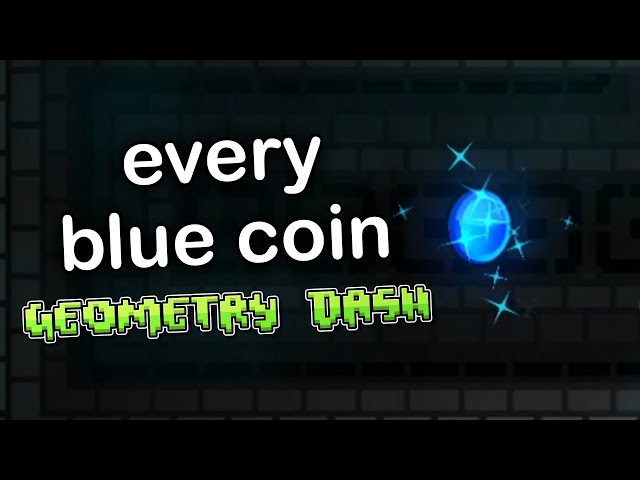 All Blue Coin Locations in Geometry Dash (All 4 The Tower Levels)