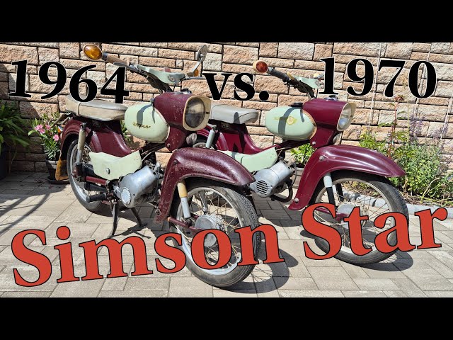 Originallackfetischist - Simson Star 1964 und 1970 im Vergleich