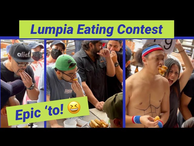 Lumpia Eating Contest in Houston Texas