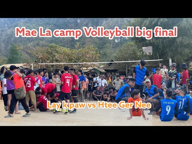 Volleyball 🏐 final big game Lay k paw vs Htee Ger Ne 🔥🔥