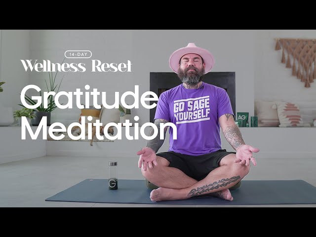 Guided Gratitude Meditation | Day 2 & 9 | Wellness Reset