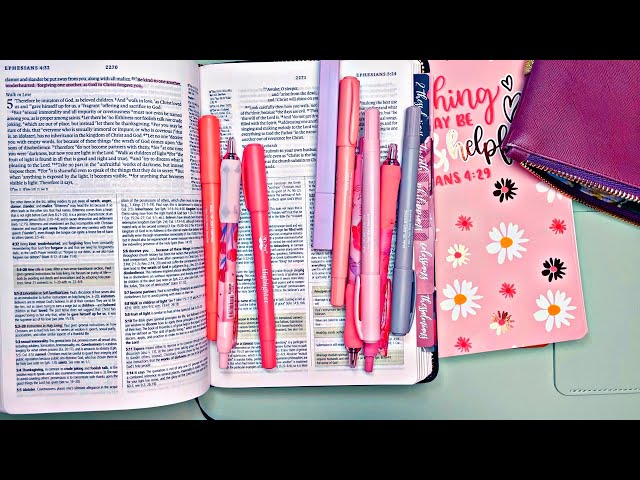 Color Coordinated Bible Studies 💕🌸