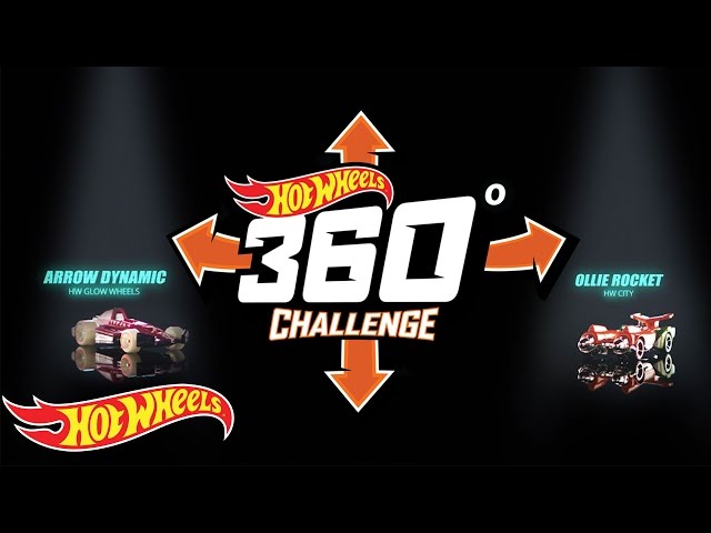 Hot Wheels 360° Challenge #14: Arrow Dynamic® vs. Ollie Rocket™ | @HotWheels