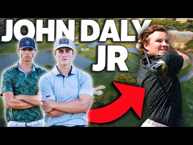 We Challenged John Daly Jr & His Teammate To An 18 Hole Match