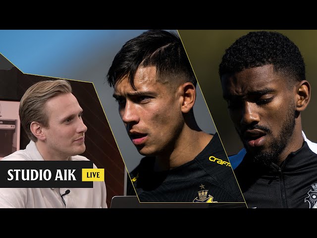 Studio AIK Live: Danilo Al-Saed, Alexander Fesshaie & Juho Bah