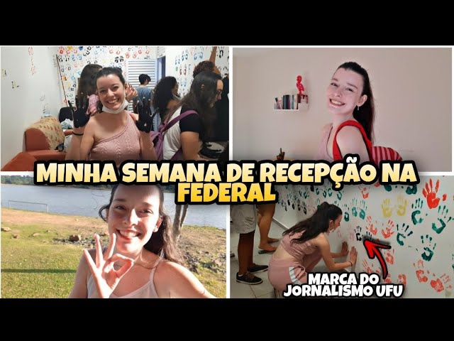 MINHA SEMANA DE RECEPÇÃO PRESENCIAL NA UNIVERSIDADE l Primeira semana na UFU!!!