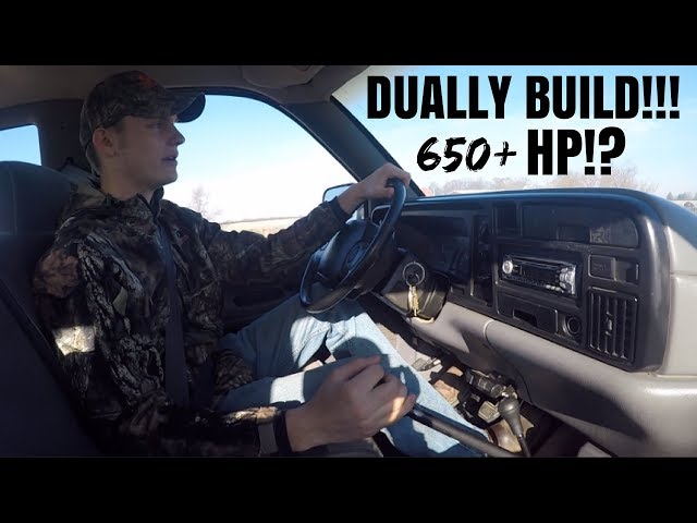 FIRST TIME DRIVING A 5 SPEED CUMMINS!!! DUALLY 12 VALVE BUILD PLAN!!!