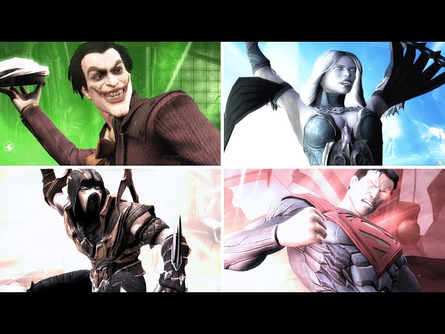 INJUSTICE: Gods Among Us - ALL SUPER MOVES