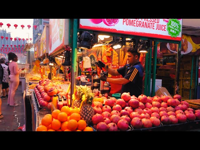 🍹✨ Freshly Pressed Pomegranate Juice – A Refreshing Street Delight! 🍇🔥