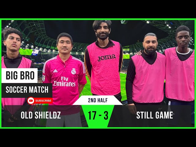 2nd Half | Old Shieldz 17 - 3 Still Game | CAN SHIELDZ WIN THE TITLE?! | Big Bro Soccer | 5-a-side