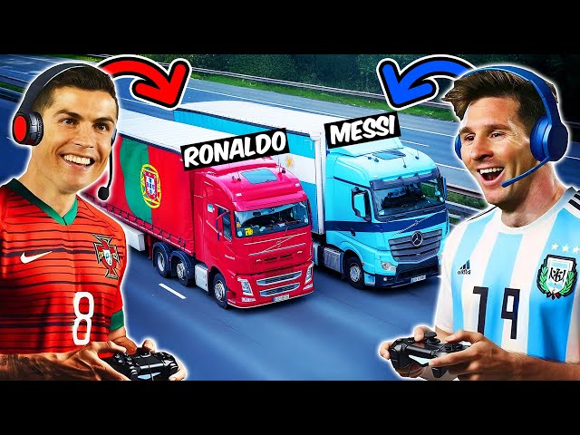 Ronaldo and Messi Become Truck Drivers! 🚛😂