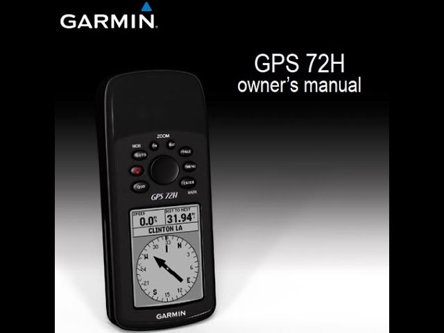 SATELLITE-SPACE- GARMIN GPS 72H