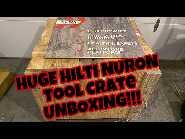 HUGE Hilti NURON Tool Crate UNBOXING!!!